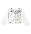 Louise Misha Bestickte Jacke Orisha Aus Baumwoll-voile In Multicolor