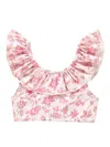 Louise Misha Primavera Bikini Set In Cream Bucolia Fields