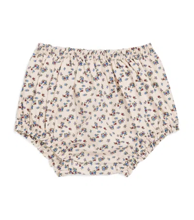 Louise Misha Kids' Printed Anchita Bloomers In White