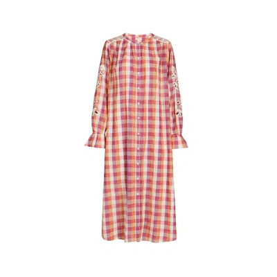 Louise Misha Robe Longue Deepali In Red