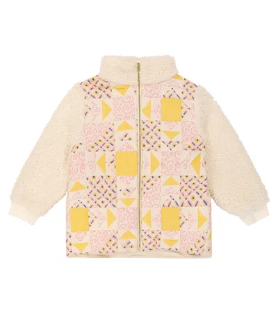 Louise Misha Kids' Rosa Printed Cotton Jacket In Multicoloured