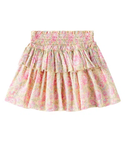 Louise Misha Kids' Bedruckter Rock Roumia Aus Baumwolle In Multicolor