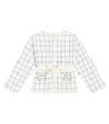 LOUISE MISHA TELIANI EMBROIDERED CHECKED JACKET