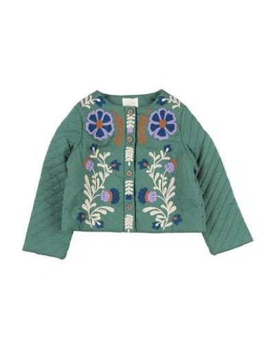 Louise Misha Babies'  Toddler Girl Jacket Green Size 4 Organic Cotton