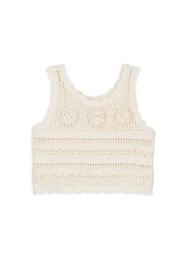Louise Misha Kids' Top Raya In White