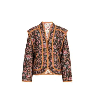 Louise Misha Veste Aspect Fleuri Réversible In Multi