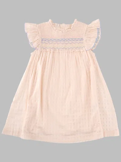 Louise Misha Vestito Con Ricamo In Beige