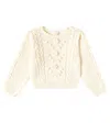 Louise Misha Baby Pullover Vinala Aus Baumwolle In Weiss