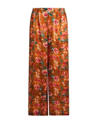 Louise Misha Woman Pants Camel Size 6 Viscose In Brown