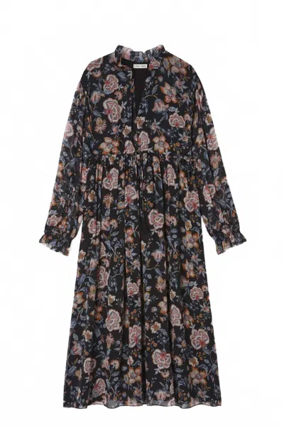 Louise Misha Women's Chella Maxi Dress In Charcoal Tropical Loon In Multi