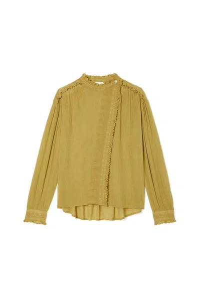 Louise Misha Women's Coralie Blouse In Caramel In Green