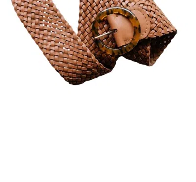 Louise Misha Women's Fifi Leather Belt In Camel In Brown