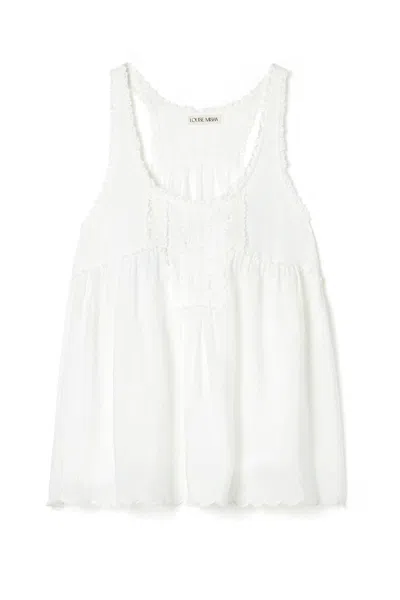 Louise Misha Women's Olenia Top In Off White