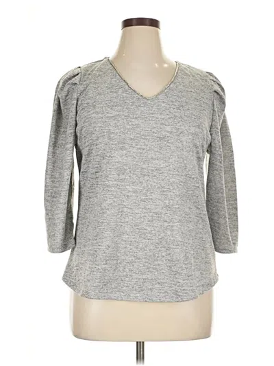 Pre-owned Louise Paris Pullover Sweater In Gray