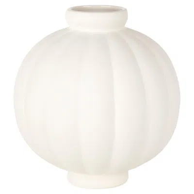 Pre-owned Louise Roe Contemporary 'balloon Vase 01 Raw White' By