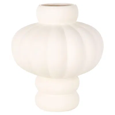 Pre-owned Louise Roe Contemporary 'balloon Vase 02 Raw White' By