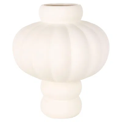 Pre-owned Louise Roe Contemporary 'balloon Vase 03 Raw White' By
