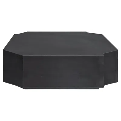 Pre-owned Louise Roe Contemporary Coffee Table 'funki', Square, Raw Iron By  In Black
