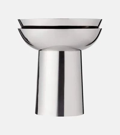 Louise Roe Fountain 02 Stainless Steel Vase