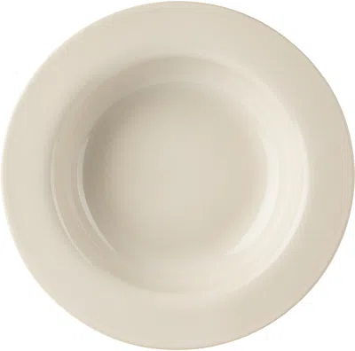 Louise Roe Off-white S.r. Large Shallow Bowl