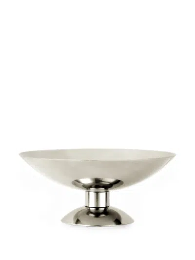 Louise Roe Polished Stainless-steel Low Champagne Coupe In Silver