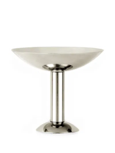 Louise Roe Polished-finish Tall Champagne Coupe In Silver