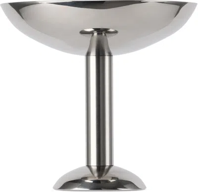 Louise Roe Silver Tall Metal Champagne Coupe