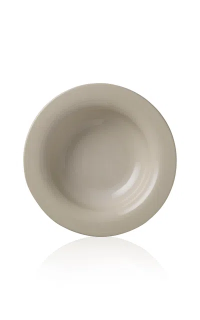 Louise Roe - S.r. Hand Turned Ceramic; Small Shallow Bowl - White