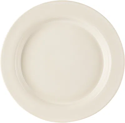 Louise Roe White S.r. Dinner Plate