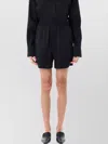 Loulou Studio Adonia Elastic Waistband Side Pockets Shorts