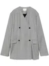 Loulou Studio Altair Blazer In Grey