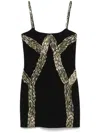 Loulou Studio Bead-embellished Mini Dress In Black