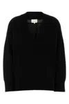 Loulou Studio Loulou Black Cashmere Oversize Sage Sweater
