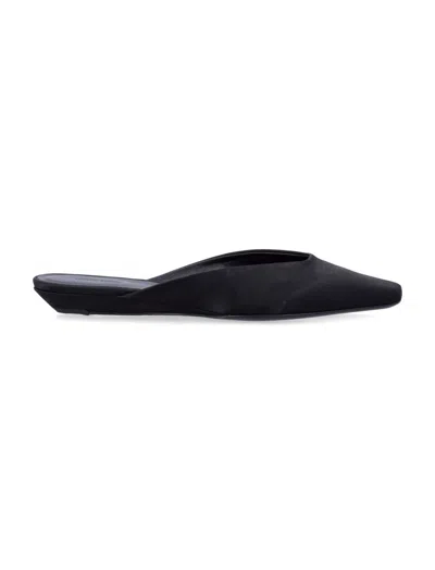 Loulou Studio Loulou Petros Mules In Black