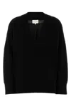 Loulou Studio Loulou Black Cashmere Oversize Sage Sweater In Black