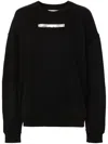 Loulou Studio Bow-embellished Sweatshirt In Black