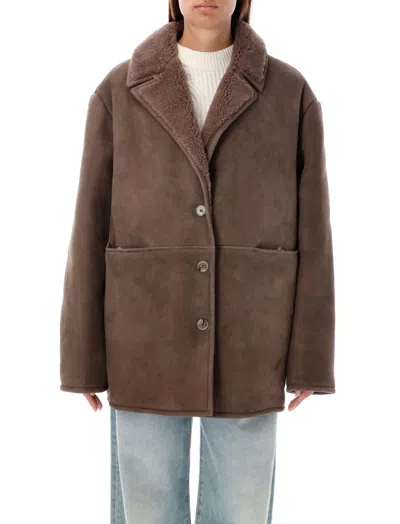 Loulou Brown Cirebo Trench Coat