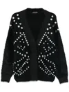 Loulou Studio Cardigan Mit Kristallverzierung In Schwarz