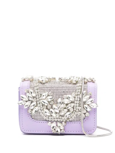 Loulou Studio Crystal-embellished Mini Bag In Purple