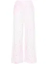 Loulou Studio Crystal-embellished Track Pants In Pink