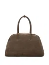 Loulou De Saison Aaja Suede Zip Tote Bag In Brown