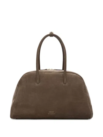 Loulou De Saison Aaja Suede Zip Tote Bag In Brown