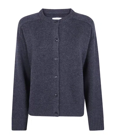 Loulou De Saison Aidar Lds Ribbed Cardigan In Blue