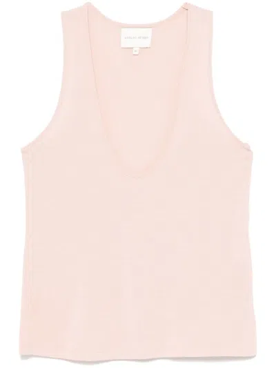 Loulou De Saison Albia Tank Top In Rosa