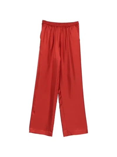 Loulou De Saison Alera Elasticated-waistband Trousers In Red
