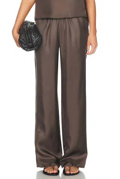 Loulou De Saison Alera Elasticated Wide Leg Pant In Animal Print