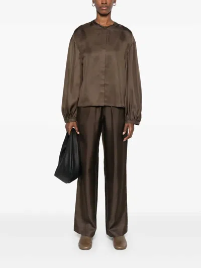 LOULOU DE SAISON ALERA LDS TROUSERS IN BROWN