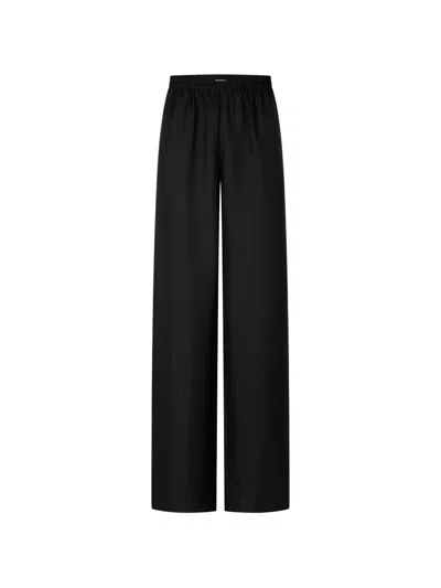Loulou De Saison Alera Straight Trousers In Blue