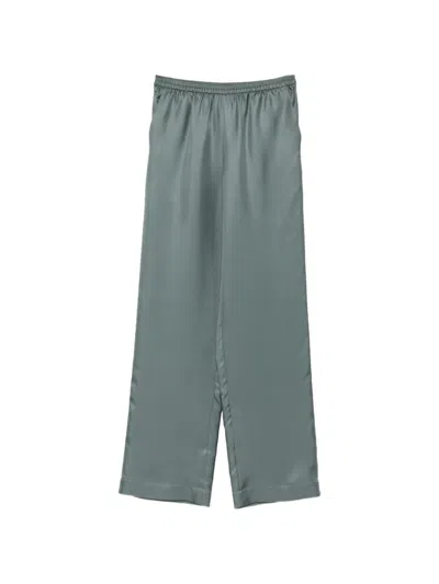 Loulou De Saison Alera Wide-leg Trousers In Green