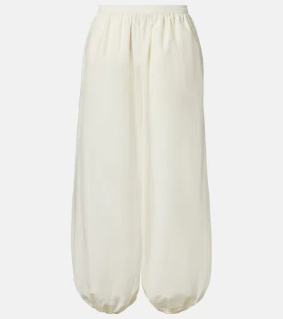 Loulou De Saison Almaya Cotton And Silk Balloon Pants In Pattern